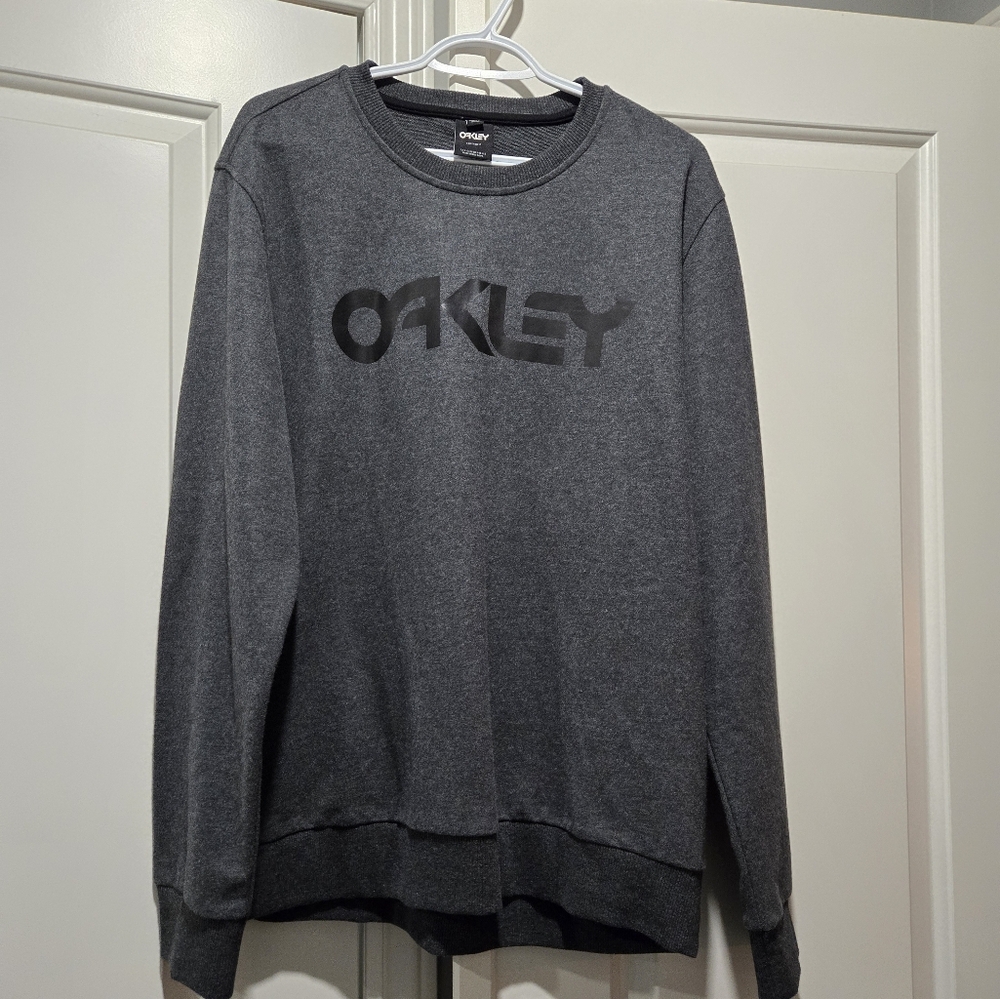 Grey Oakley XXL Crew Neck Sweater